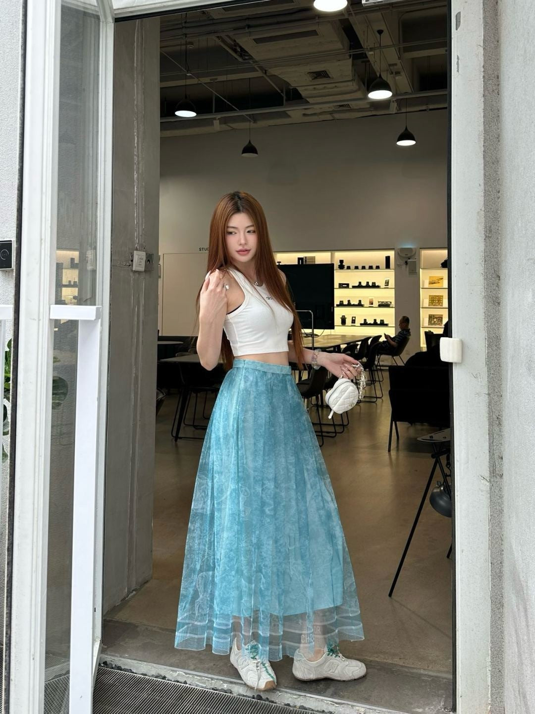 CD 25ss print skirt