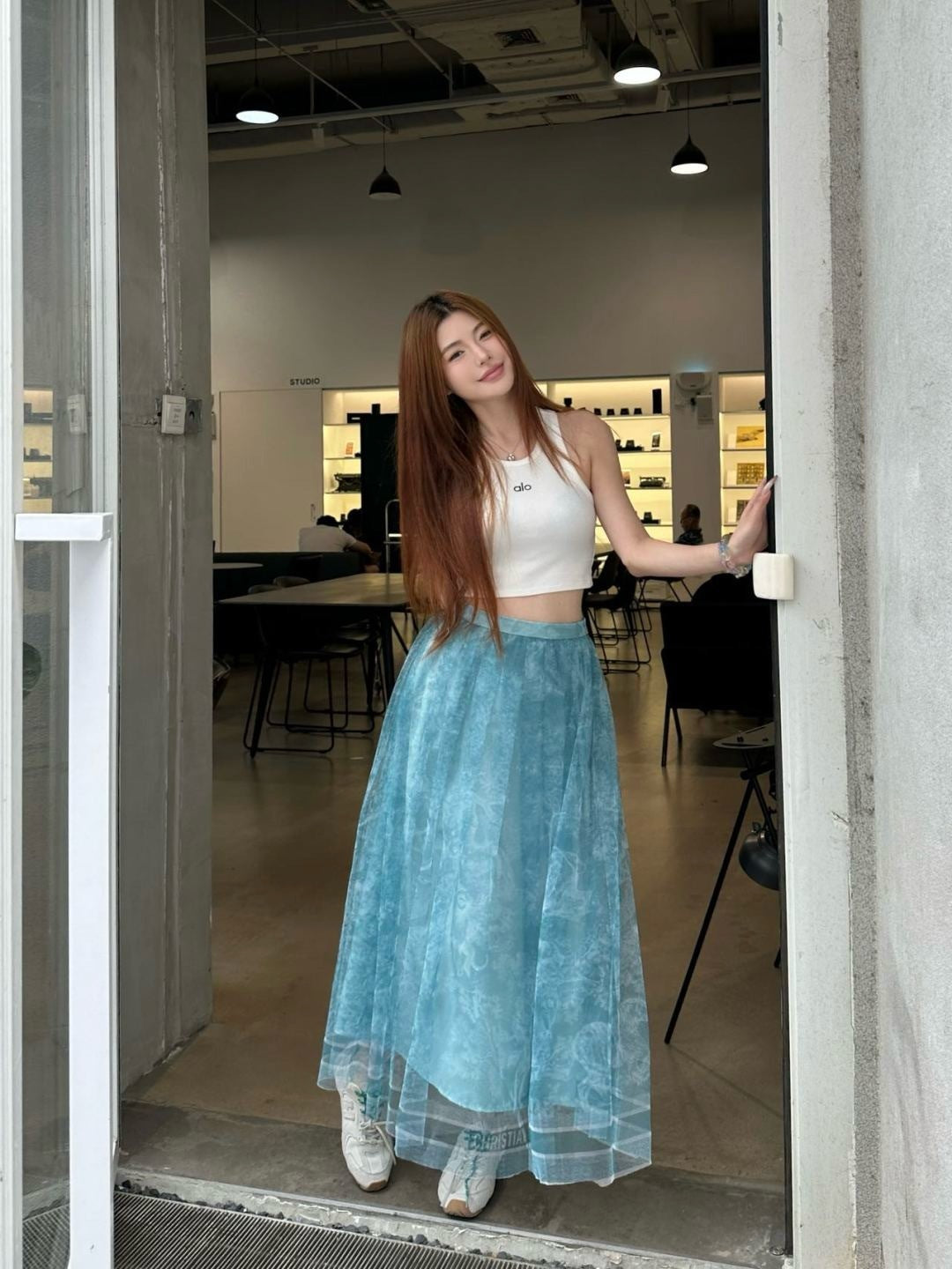 CD 25ss print skirt
