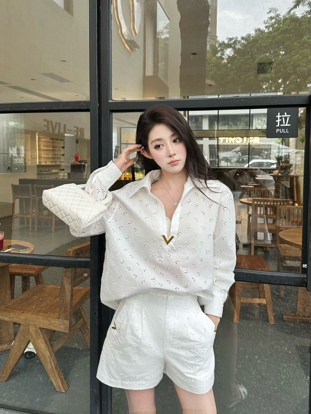 Valen 25ss embroidered suit