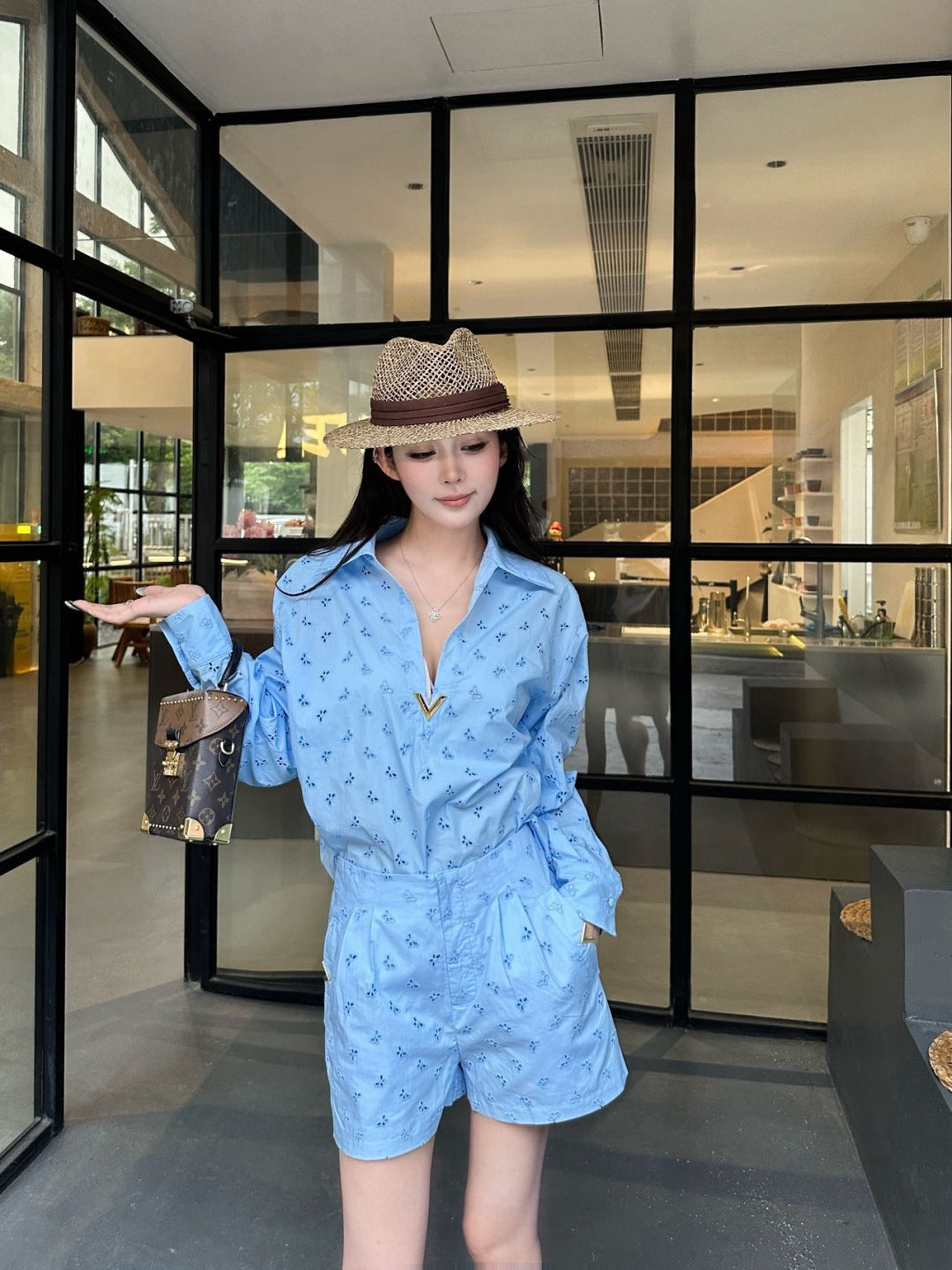 Valen 25ss embroidered suit