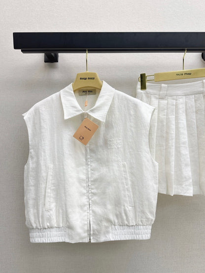 Miu 25ss linen suit