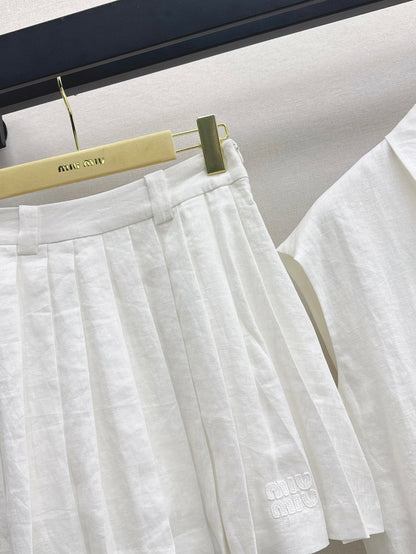 Miu 25ss linen suit