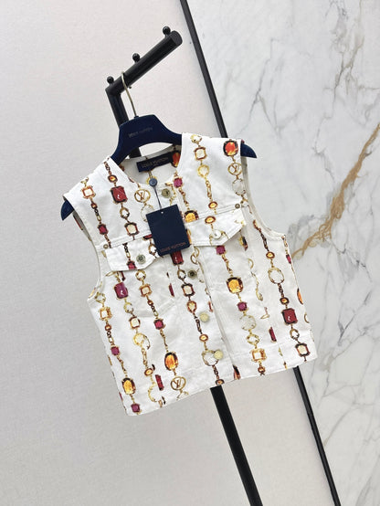 Louis 25ss print vest