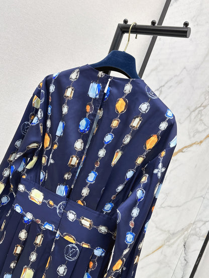Louis 25ss print dress