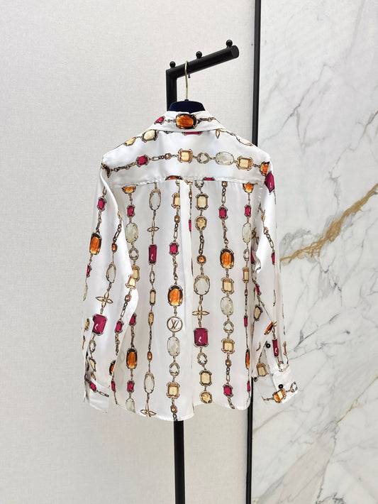 Louis 25ss print shirt