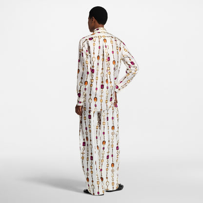 Louis 25ss print pants
