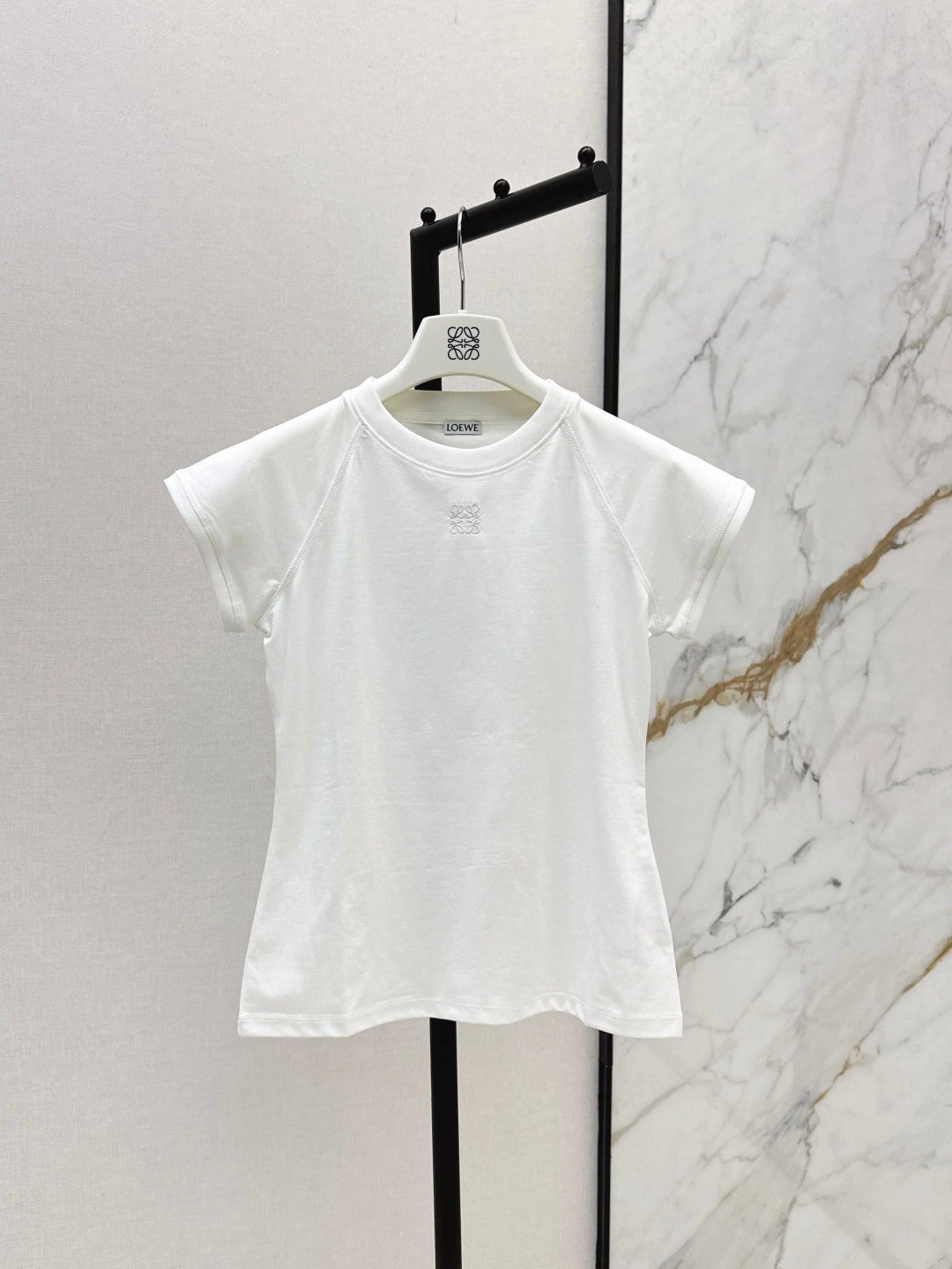 Loe 25ss embroidered t-shirt