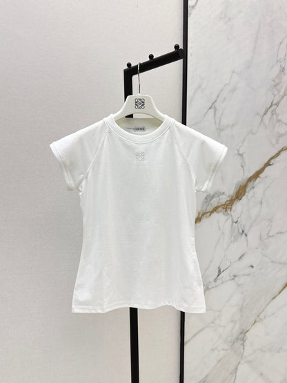 Loe 25ss embroidered t-shirt