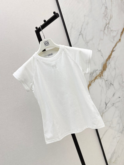 Loe 25ss embroidered t-shirt
