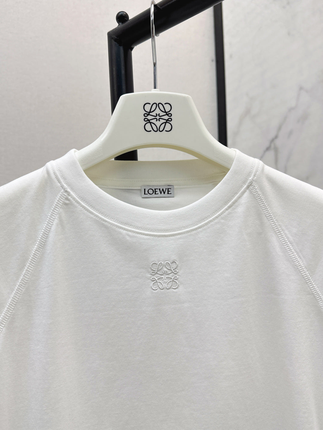 Loe 25ss embroidered t-shirt