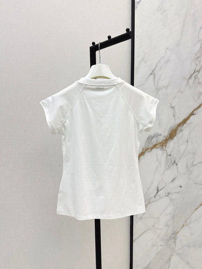 Loe 25ss embroidered t-shirt