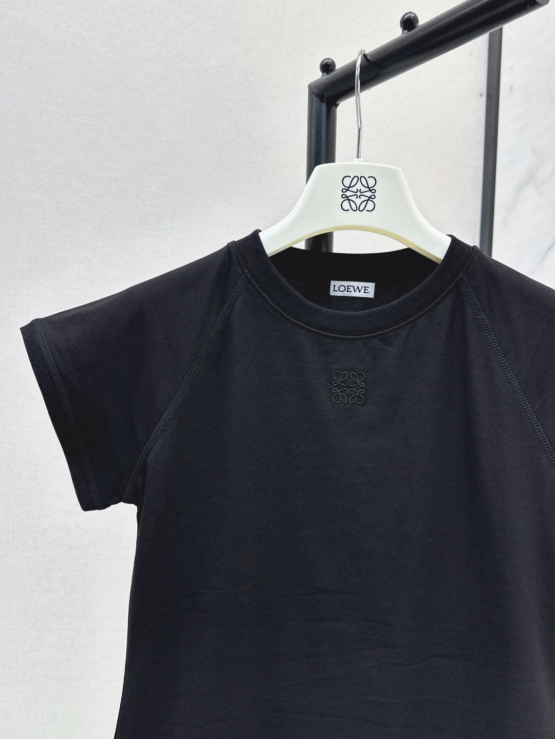 Loe 25ss embroidered t-shirt