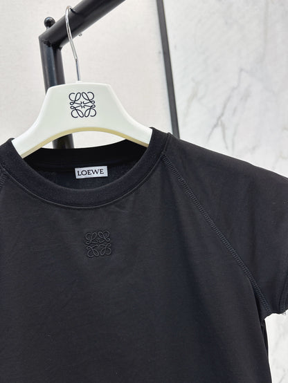 Loe 25ss embroidered t-shirt
