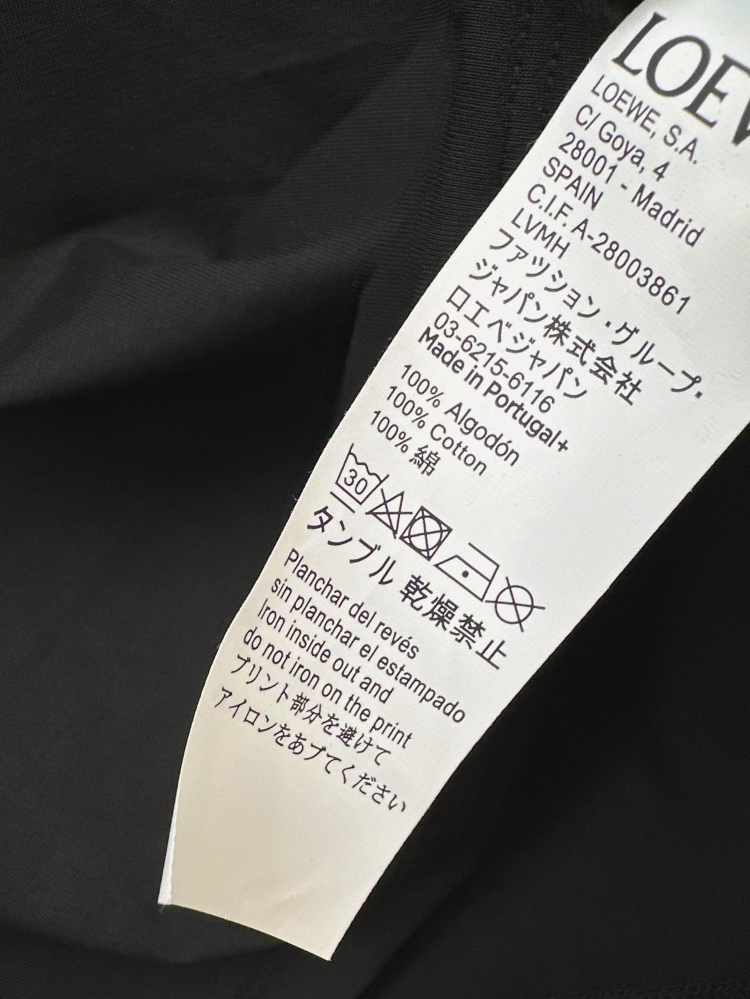 Loe 25ss embroidered t-shirt