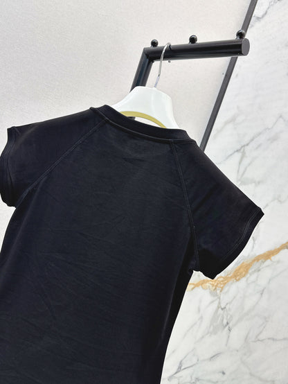 Loe 25ss embroidered t-shirt