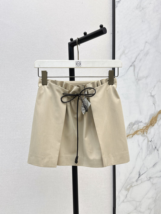 Loe 25ss drawstring skirt