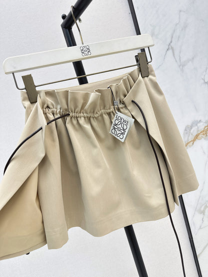 Loe 25ss drawstring skirt