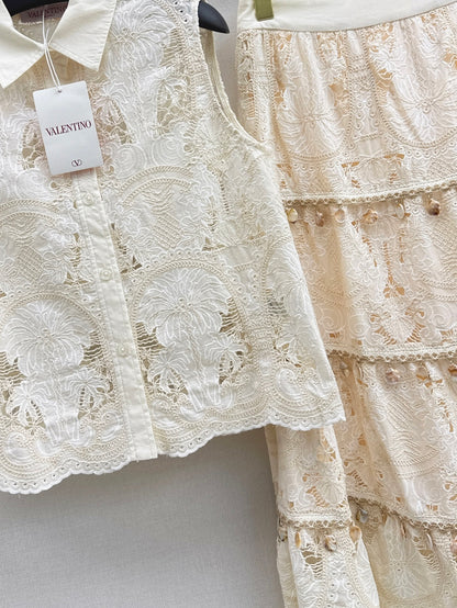 Valen 25ss lace suit