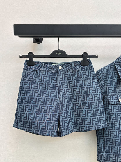 Fend 25ss jacquard suit