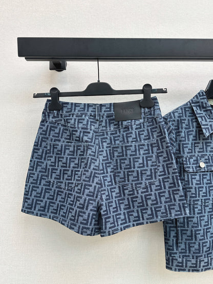 Fend 25ss jacquard suit