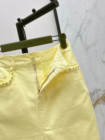 Guc 25ss denim skirt