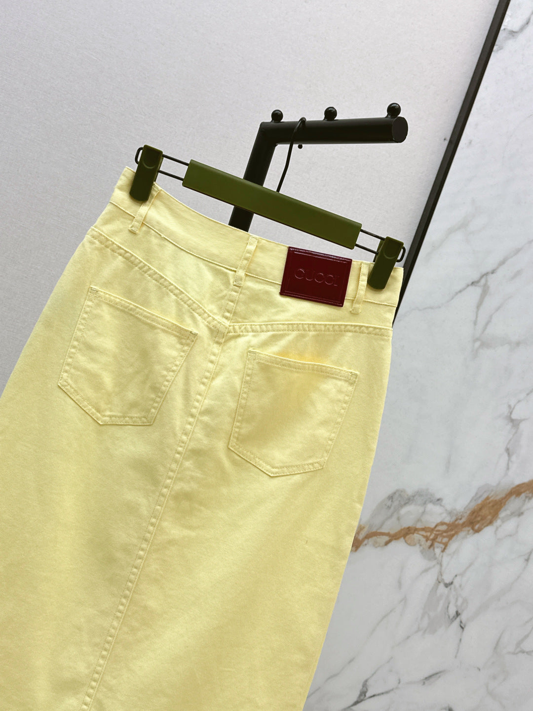 Guc 25ss denim skirt