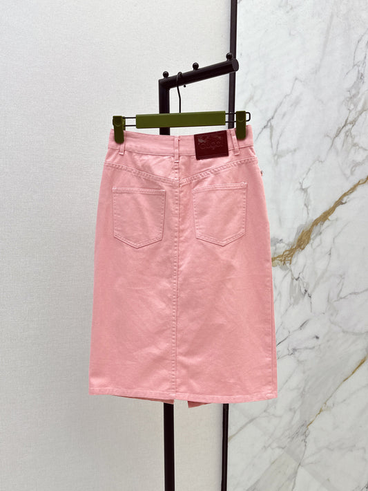 Guc 25ss denim skirt