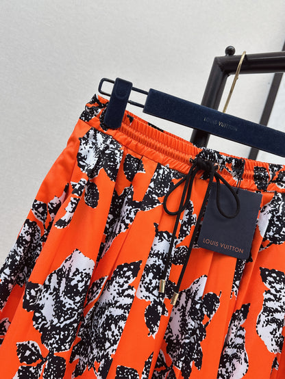 Louis 25ss print skirt