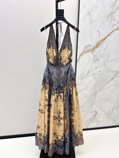 Zimm 25ss print dress