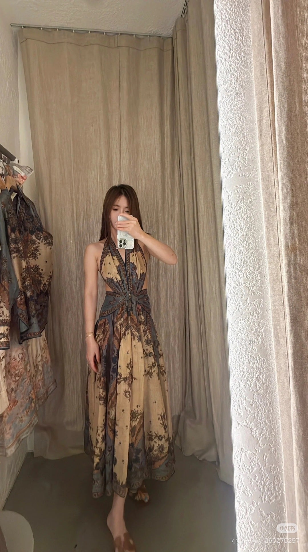 Zimm 25ss print dress