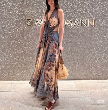 Zimm 25ss print dress