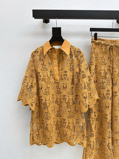 Zimm 25ss embroidered shirt