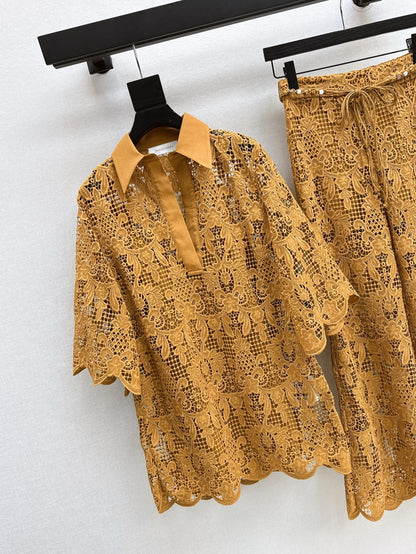 Zimm 25ss embroidered shirt