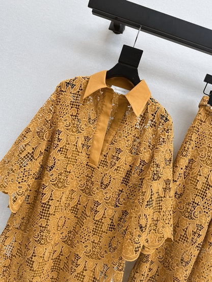 Zimm 25ss embroidered shirt