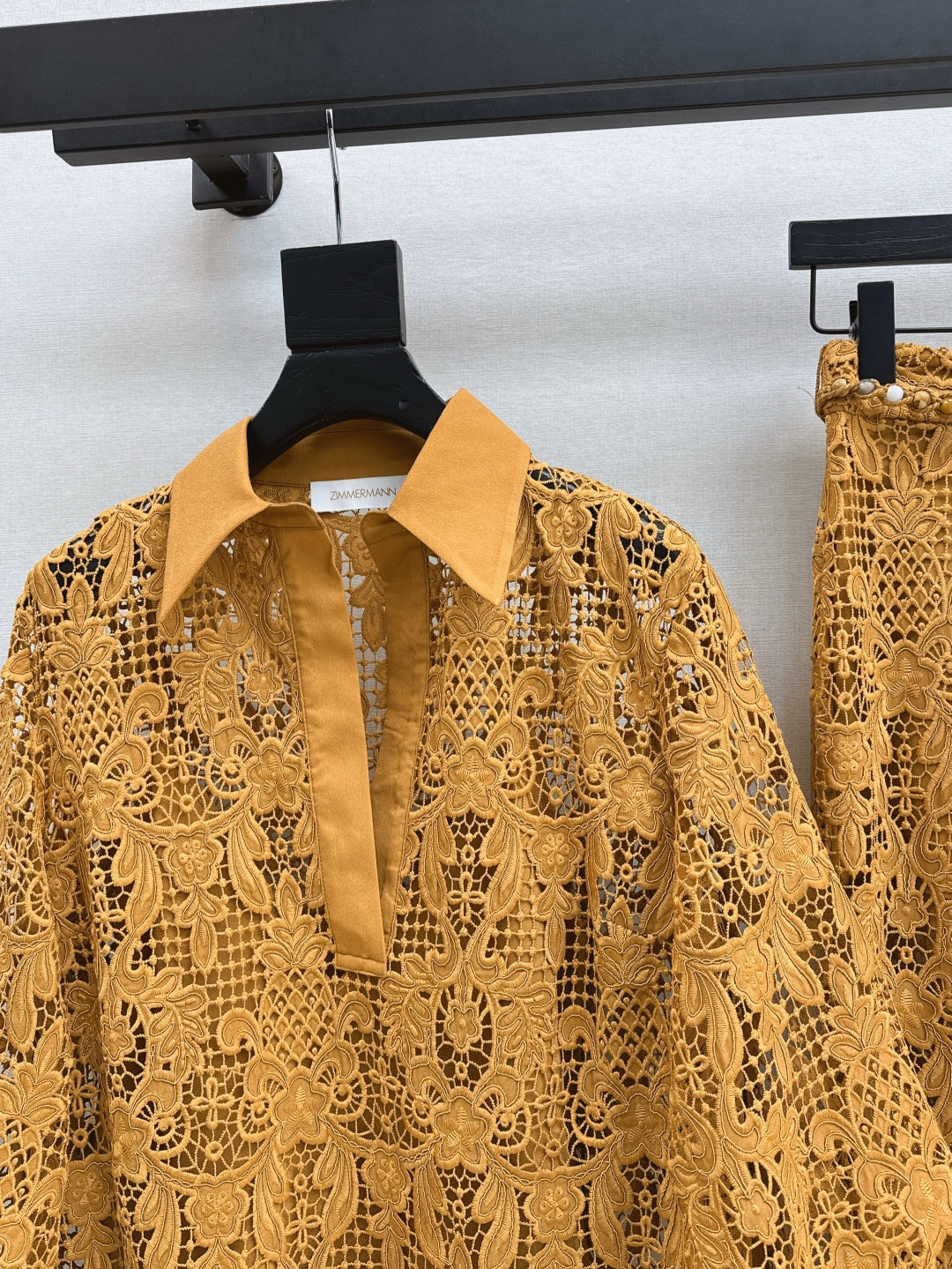 Zimm 25ss embroidered shirt