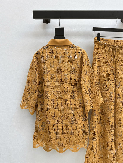 Zimm 25ss embroidered shirt