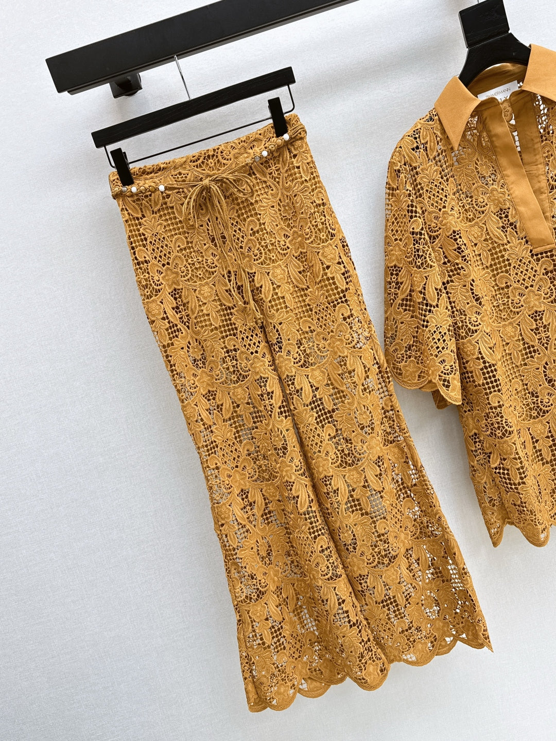 Zimm 25ss embroidered pants