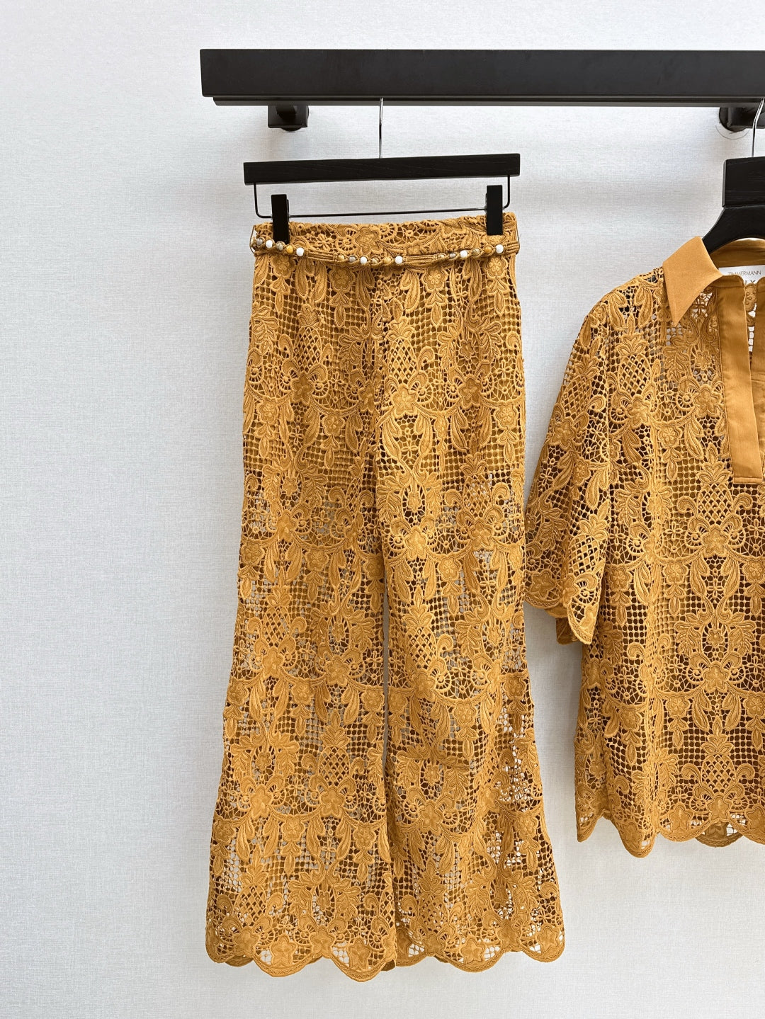 Zimm 25ss embroidered pants