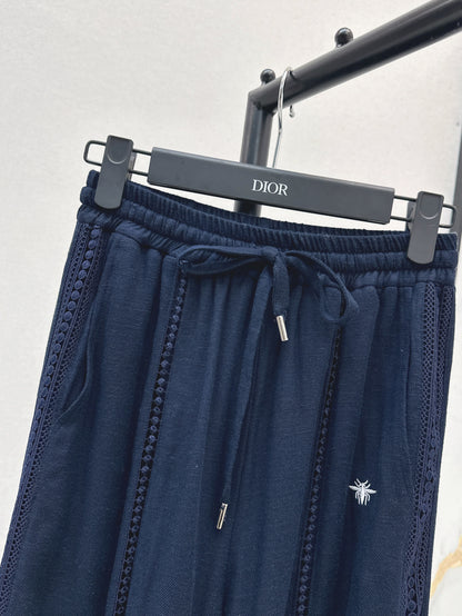 CD 25ss embroidered pants
