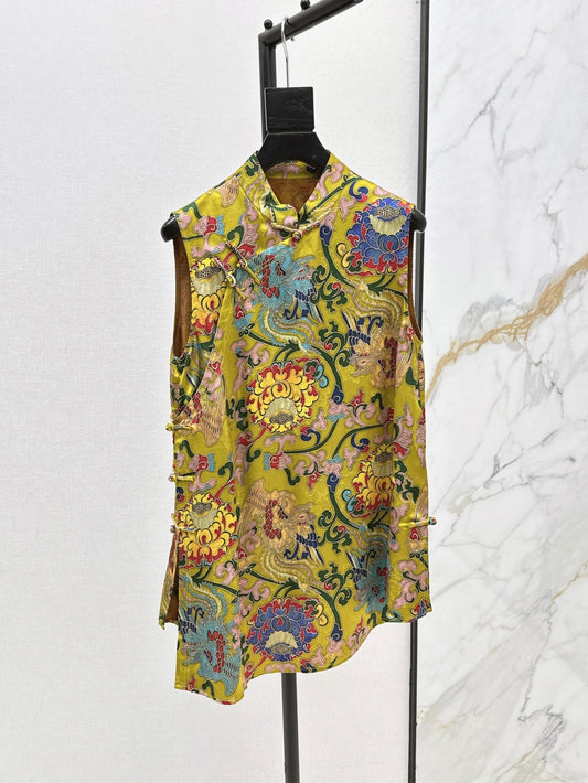 25ss silk vest