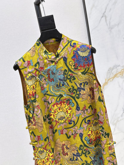 25ss silk vest