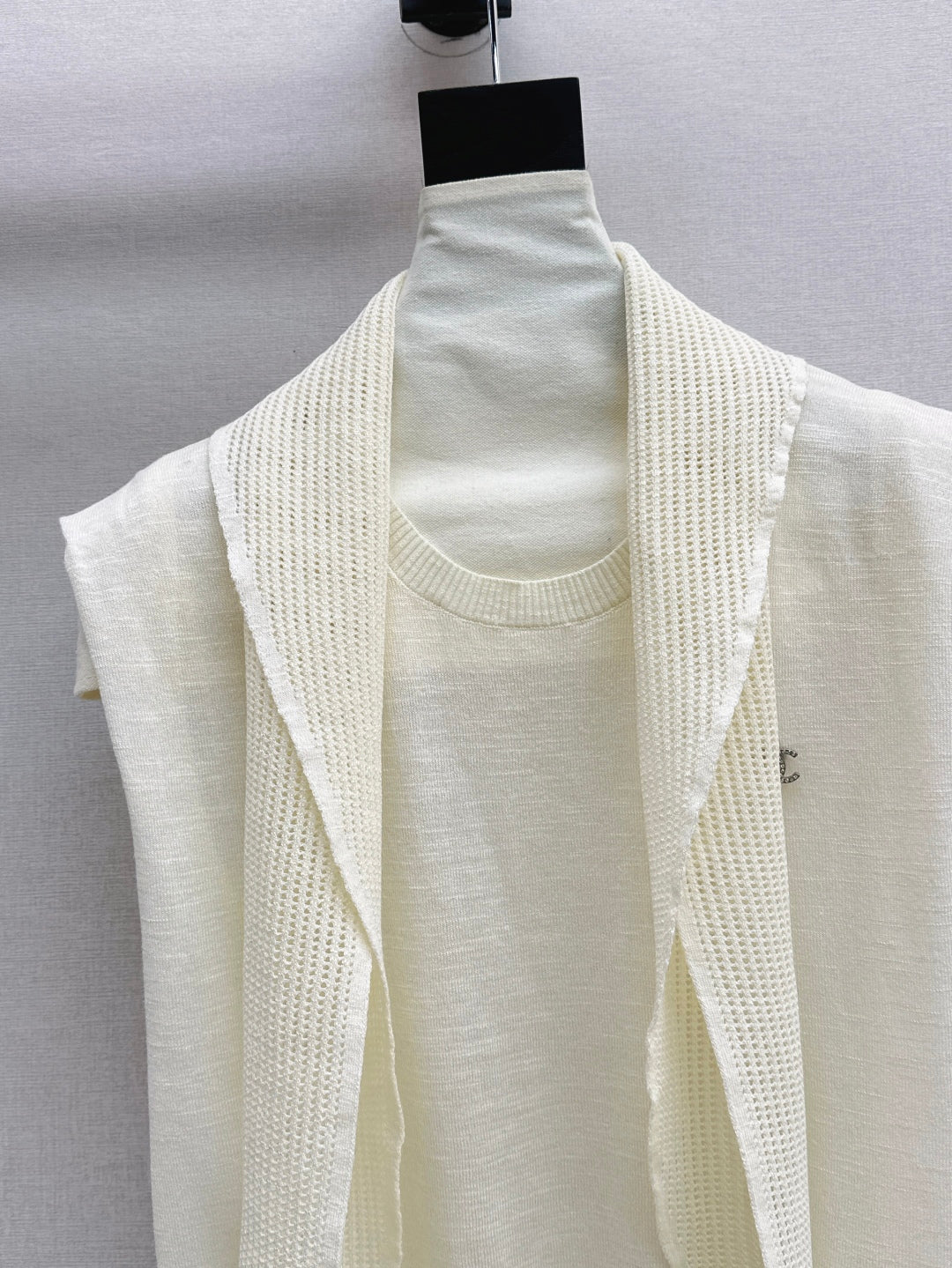 Chan 25ss knit vest