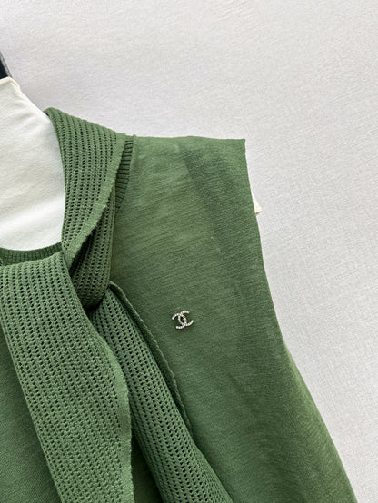 Chan 25ss knit vest
