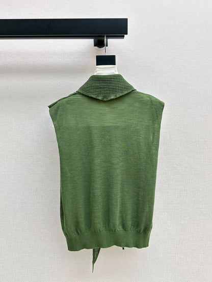 Chan 25ss knit vest
