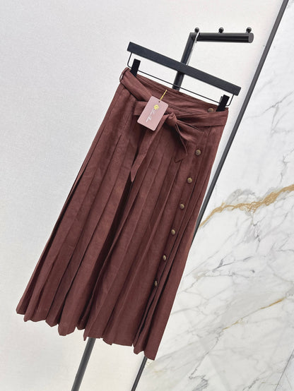 Loro 25ss linen skirt