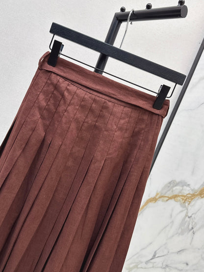 Loro 25ss linen skirt