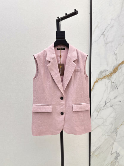 Loro 25ss linen vest