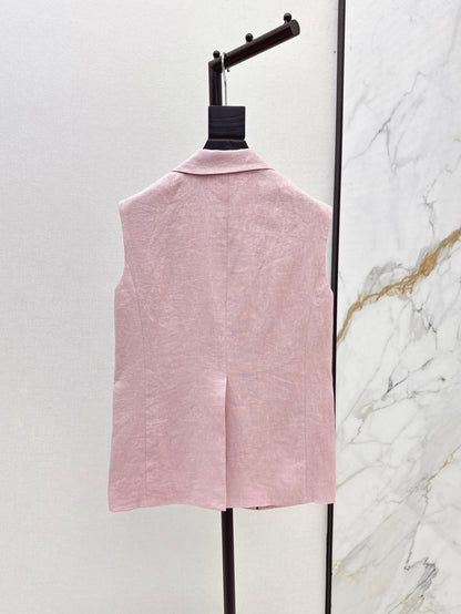 Loro 25ss linen vest