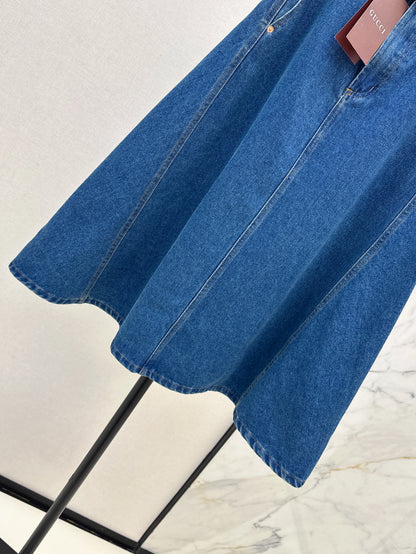 Guc 25ss denim skirt