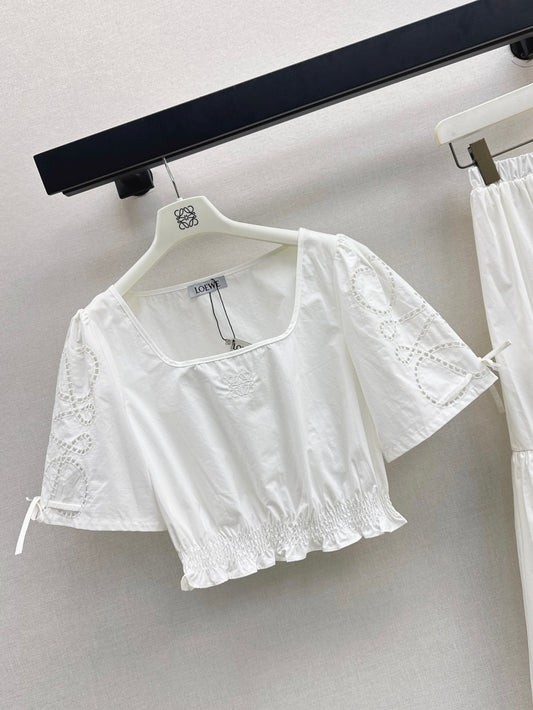 Loe 25ss embroidered shirt